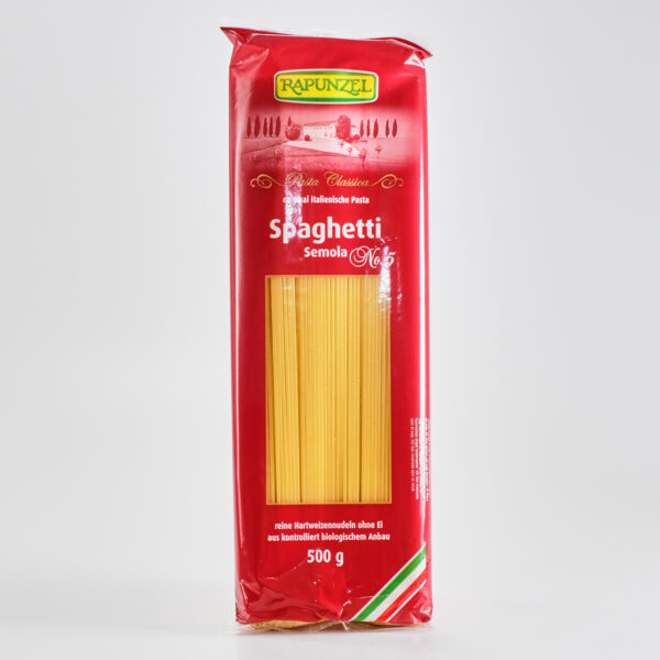 Spagetid durumnisujahust 500g Rapunzel